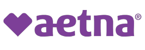 The image features a logo with the text  AETNA  prominently displayed on a purple background, with the word  AETNA  stylized in white font.
